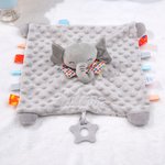 Personalized Lovey Baby Comforter Sleep Soother Security Blanket for Baby