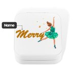 Boîte à bijoux en cuir personnalisée pour danseuse de ballet Ballerina pour femmes filles