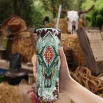 Gobelet en acier inoxydable avec couvercle et paille, personnalisé, tête de vache