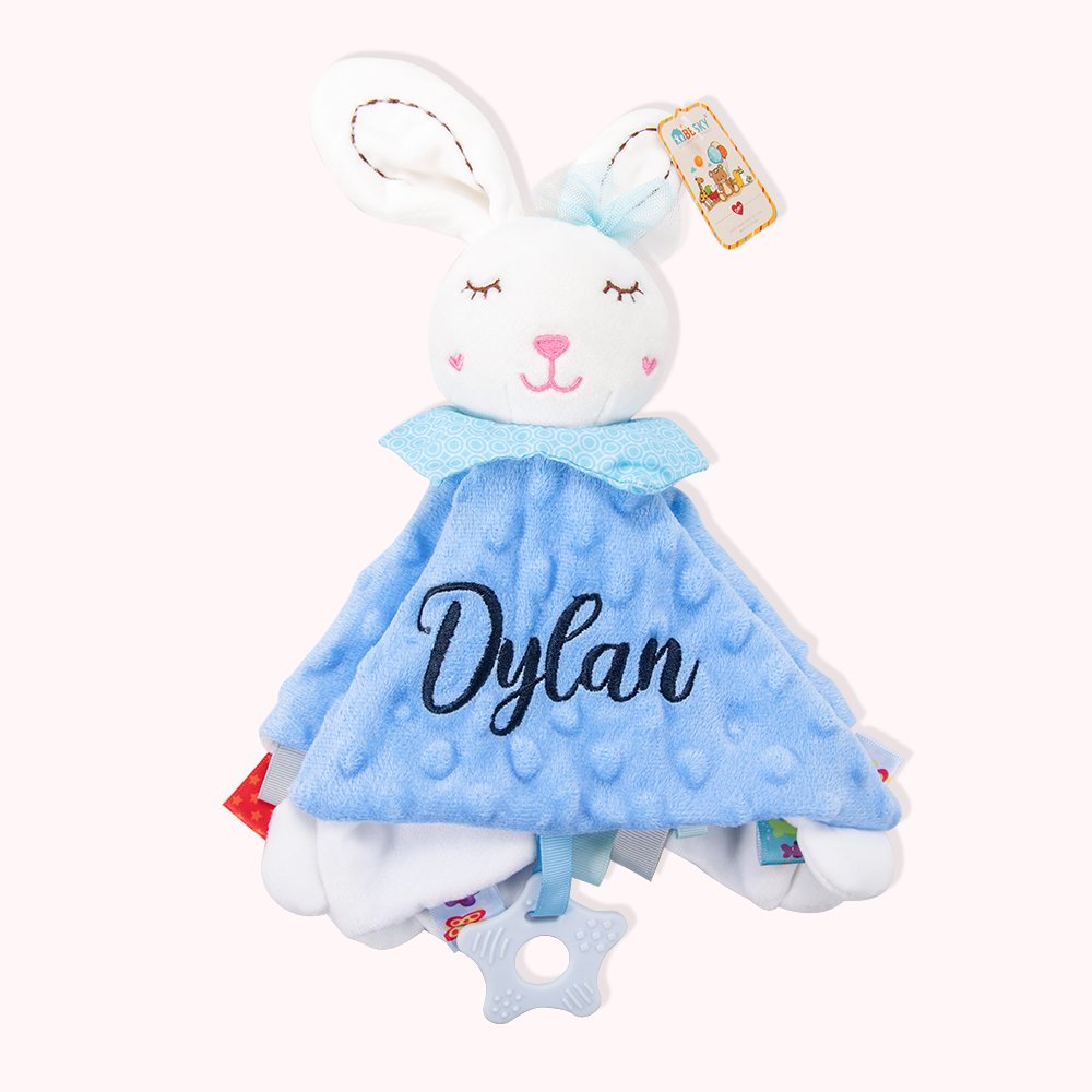 Couverture Serviette Lovey Personnalisée pour Bébé Couverture de Sommeil de Sucette