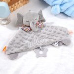 Personalized Lovey Baby Comforter Sleep Soother Security Blanket for Baby