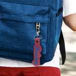 Personalisierte Stickerei Namensschild für Rucksack Gepäck Schlüsselanhänger