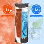 Personalisierte Rindsleder Becher mit Strohhalm Becher für Geburtstagsgeschenk