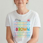 Personalisierte Lehrer Name T-Shirt für Back to School Appreciation Geschenk
