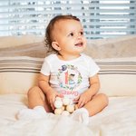 Personalisierte Alice und weißes Kaninchen Kleidung für Kind