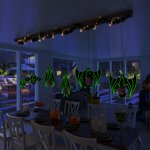 Personalized Face Photo Vampire Family Realistic Hanging Bat with String Home Garden Decoration Party Halloween Gift for Family