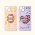 Personalized Girl Power Silicone iPhone Case Gift for Her