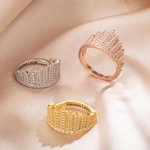 Personalisierte Anastasia Hochzeit Krone Ring