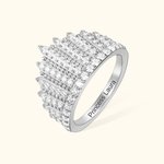 Personalisierte Anastasia Hochzeit Krone Ring