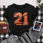 T-Shirt Personnalisé avec Numéro et Nom Style Basketball Cadeau pour Papa Homme Amateur de Sport
