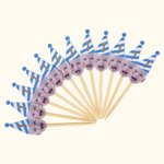 Personalized 12 Pcs Face Photo Cupcake Toppers for Birthday Party Decorations