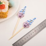 Personalized 12 Pcs Face Photo Cupcake Toppers for Birthday Party Decorations