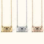 Personalized Cassette Music Tape Necklace Gift for Her