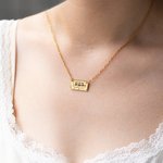 Personalized Cassette Music Tape Necklace Gift for Her