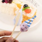 Personalized 12 Pcs Face Photo Cupcake Toppers for Birthday Party Decorations