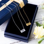 Personalized Cassette Music Tape Necklace Gift for Her