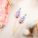 Personalized 12 Pcs Face Photo Cupcake Toppers for Birthday Party Decorations