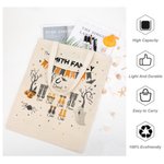 Personalized Halloween Rain Boots Canvas Bag Halloween Trick or Treat Bag for Kid Gift