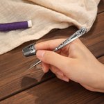 Personalized Vintage Embroidery Scissors Kit with Storage Box Set of 6 Gifts for Tailors