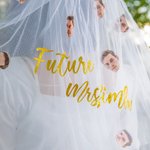 Velo da sposa personalizzato con ritratto della testa Supporti per la festa di addio al nubilato