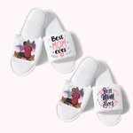 Personalised Mom and Daughter Slippers Best Mom Ever Gift
