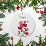 Personalisierte Geburt Blume Ornament Home Decoration