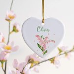 Personalisierte Geburt Blume Ornament Home Decoration