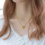 Collana personalizzata con proiezione di foto a ferro di cavallo e 100 lingue Ti amo Regalo di San Valentino per le donne amanti dei cavalli