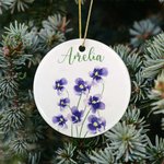 Personalisierte Geburt Blume Ornament Home Decoration