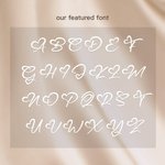 Collier Personnalisé avec Lettre Police de Style Cœur Cadeau Fête des Mères pour Femme