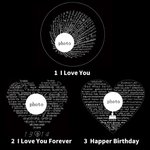 Collana personalizzata con proiezione di foto a ferro di cavallo e 100 lingue Ti amo Regalo di San Valentino per le donne amanti dei cavalli