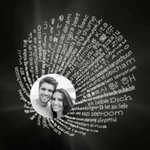 Personalized 100 Languages I Love You Photo Projection Infinity Heart Necklace