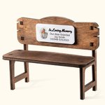 Cadeau personnalisé pour un banc commémoratif