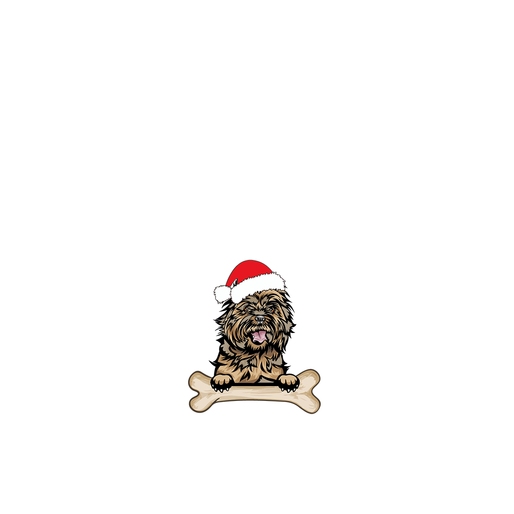 Personalized Cairn Terrier Dog Christmas Wreath Ornament, Dog