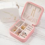 Personalised Birth Flower Zodiac Jewellery Box for Bride and Besties
