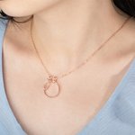 Collier porte-bague infirmière personnalisé