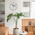 Personalisierte Holzmaserung Uhr Indoor Dekorationen