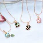 Personalised Diamond Birthstone Heart Necklace for Mom Friend Daughter Wife