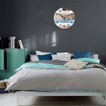 Personalisierte Holzmaserung Uhr Indoor Dekorationen