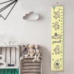Personalized Classic Winnie the Pooh Height Growth Chart for Children