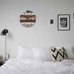 Personalisierte Holzmaserung Uhr Indoor Dekorationen