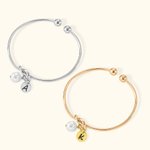 Personalised Initial Knot Bracelet Tie The Knot Bracelets Pearl Bracelet Bridesmaids Gift