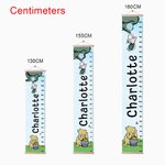Personalized Classic Winnie the Pooh Height Growth Chart for Children