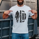 T-shirt de football personnalisé Nom pour homme Cadeau