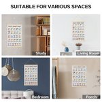 Personalized Canvas Dinosaur Alphabet Wall Art Educational Poster Classroom Nursery Decor