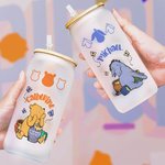 Personalised Classic Winnie the Pooh Cup Tumbler Pooh Bear Gifts Glass Cup