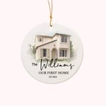 Personalized New Home Photo Ornament Couples Home Ornament for Housewarming Gift