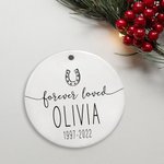 Personalized Pet Memorial Ceramic Ornament Loss of Pet Gifts