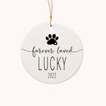 Personalisierte Pet Memorial Keramik Ornament Verlust von Haustier Geschenke
