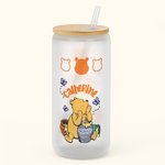 Personalised Classic Winnie the Pooh Cup Tumbler Pooh Bear Gifts Glass Cup